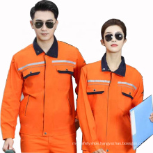 Fashion Unisex Safety long sleeves manufacturer work clothes for men women